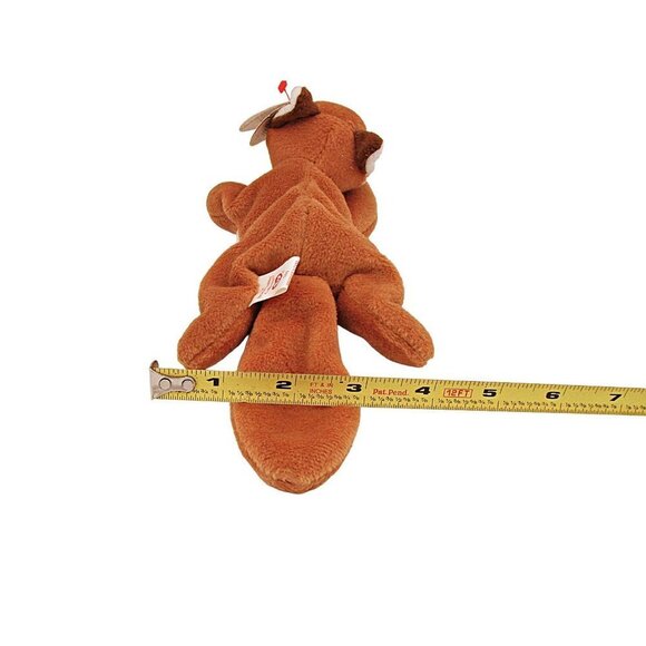 Vintage 1996 TY Beanie Babies Sly The Red Fox with Tags 9" Security Toy Kid Baby - Picture 6 of 10